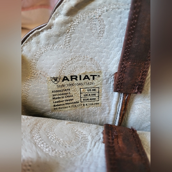 Ariat Western Boots Men Size 9B - Picture 6 of 8